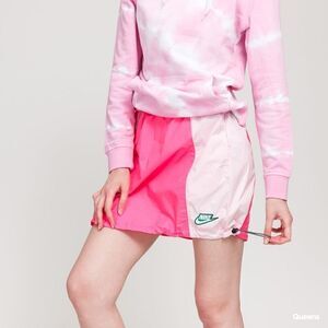 Nike Air Sportswear Woven Mini Skirt Pink White